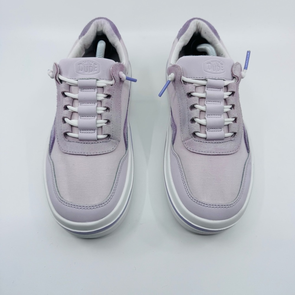 HEYDUDE Hudson Lift Pastel Color Light Purple Women’s 7 - Picture 2 of 11
